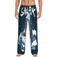 thumbnail image 1 of Disketp Shark Men'S Pajama Pants - Ultra Soft Fleece Sleep And Lounge Pants (Size: S-Xxl), 1 of 9