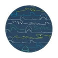 thumbnail image 1 of Disketp Shark Small Mouse Pad 7.9x7.9 Inches,Washable Round Mousepad For Office Laptop Computer,Non-Slip Rubber Base Mouse Pads For Wireless Mouse, 1 of 9