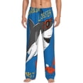 thumbnail image 1 of Disketp Shark With Sunglasses And Lobste Men'S Pajama Pants - Ultra Soft Fleece Sleep And Lounge Pants (Size: S-Xxl), 1 of 9