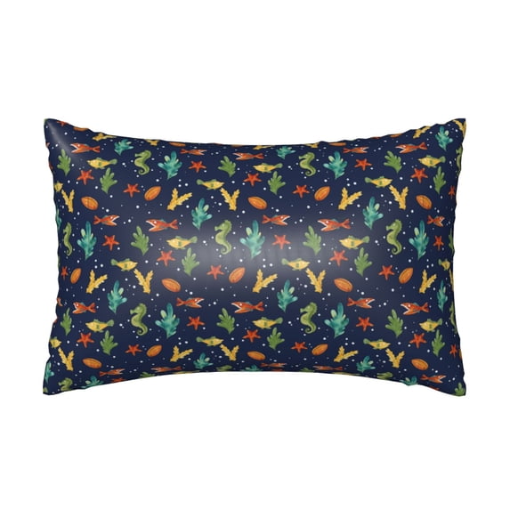 Disketp Shells And Seaweed Satin Pillowcase For Hair And Skin - Satin Pillow Cases Standard Size 20x30 Inches With Zipper,Gifts For Women Men