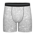 thumbnail image 1 of Disketp Silver Glitter Men's Boxer Briefs Men’s Underwear Boxer Briefs for Men, 1 of 7