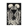 Disketp Skeletons Love Flowers Decorative Light Switch or Outlet Wall