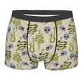 thumbnail image 1 of Disketp Skull Snake Men's Boxer Briefs,Soft and Breathable Cotton Underwear with ComfortFlex Waistband, 1 of 7