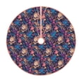 thumbnail image 1 of Disketp Skull starry sky flower Christmas Tree Skirt, Christmas Tree Decorations, Christmas Decor, Tree Mat Decoration(30-48IN)-36", 1 of 6