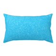Disketp Sky Blue Glitter Pillowcase, Queen Size Pillow Cases for