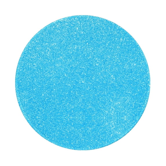 Disketp Sky Blue Glitter Small Mouse Pad 7.9x7.9 Inches,Washable Round Mousepad for Office Laptop Computer,Non-Slip Rubber Base Mouse Pads for Wireless Mouse