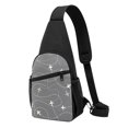 thumbnail image 1 of Disketp Sling Backpack,Multipurpose Crossbody Shoulder Bag Travel Hiking Daypack-Airplane Routes Around The World, 1 of 6