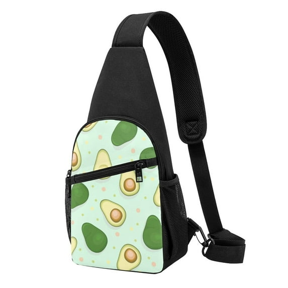 Disketp Sling Backpack,Multipurpose Crossbody Shoulder Bag Travel Hiking Daypack-Avocado