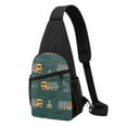 thumbnail image 1 of Disketp Sling Backpack,Multipurpose Crossbody Shoulder Bag Travel Hiking Daypack-Big Machine, 1 of 6