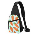 thumbnail image 1 of Disketp Sling Backpack,Multipurpose Crossbody Shoulder Bag Travel Hiking Daypack-Cartoon Carrot, 1 of 6