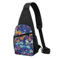 thumbnail image 1 of Disketp Sling Backpack,Multipurpose Crossbody Shoulder Bag Travel Hiking Daypack-Colorful Fall Leaves, 1 of 6