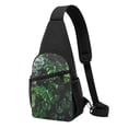 thumbnail image 1 of Disketp Sling Backpack,Multipurpose Crossbody Shoulder Bag Travel Hiking Daypack-Lush Foliage Green Plant, 1 of 6