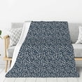 thumbnail image 1 of Disketp Small White Flowers Cozy Flannel Fleece Throw Blanket: Has a velvety texture for All Seasons - Perfect for Women, Men, & Kids"40"x30", 1 of 6