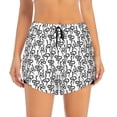 thumbnail image 1 of Disketp Snake Print Women's Shorts Workout Shorts for Athletic Gym Running Shorts with Phone Pockets Medium, 1 of 8