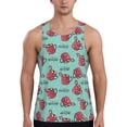 thumbnail image 1 of Disketp Snowflake Hot Cocoa Men's Workout Tank Tops Sleeveless Gym Shirt Quick Dry Fitness Bodybuilding Sleeveless T Shirt-X-Large, 1 of 7