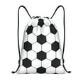 thumbnail image 1 of Disketp Soccer Ball Drawstring Backpack Drawstring Gym Bags Draw String Bags for Sports, Gym, Travel, Swimming, Beach-Small, 1 of 6