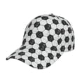 thumbnail image 1 of Disketp Soccer Print Baseball Caps for Outdoor Sports Fashion Casual Outdoor Caps Men Women, 1 of 6