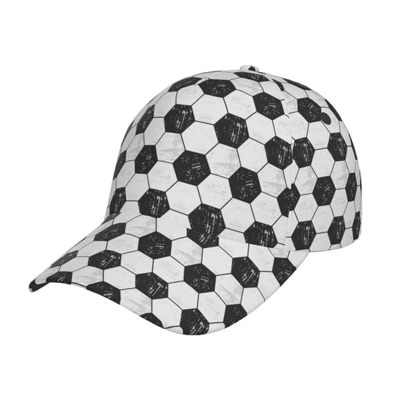 Disketp Soccer Print Baseball Caps for Outdoor Sports Fashion Casual Outdoor Caps Men Women