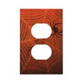 thumbnail image 1 of Disketp Spider Web Decorative Light Switch or Outlet Wall Plate with Safety Cover-Style S, 1 of 6
