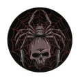thumbnail image 1 of Disketp Spider With Skull Small Mouse Pad 7.9x7.9 Inches,Washable Round Mousepad For Office Laptop Computer,Non-Slip Rubber Base Mouse Pads For Wireless Mouse, 1 of 9