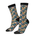 thumbnail image 1 of Disketp Squirrel Garden Delight Unisex Crew Socks Lightweight Breathable Ventilation Ankle Socks, Mid-calf socks for Daily, 1 of 6