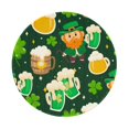 thumbnail image 1 of Disketp St Patrick'S Day10 Small Mouse Pad 7.9x7.9 Inches,Washable Round Mousepad For Office Laptop Computer,Non-Slip Rubber Base Mouse Pads For Wireless Mouse, 1 of 8