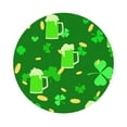 thumbnail image 1 of Disketp St Patrick'S Day2 Funny Coasters,6 Pcs Leather Coasters With Holder, Perfect Housewarming Hostess Gifts,Protect Furniture From Water Marks Scratch And Damage, 1 of 9