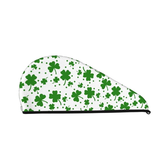 Disketp St Patrick'S Day4 Microfiber Hair Towel Wrap,Hair Drying Towel With Button,Towel Turban,Head Towel To Dry Hair Quickly For Girls And Women