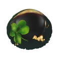 thumbnail image 1 of Disketp St. Patrick'S Day4 Shower Caps,Reusable Shower Cap For Women, Double Layer Waterproof Hair Cap, Large Size For All Hair Lengths,For Girls Spa Home Salon Use, 1 of 9
