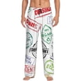 thumbnail image 1 of Disketp Stamp Set Collection Men'S Pajama Pants - Ultra Soft Fleece Sleep And Lounge Pants (Size: S-Xxl), 1 of 9