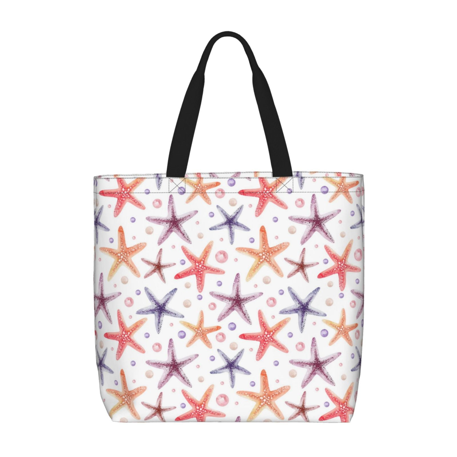 Two Tone Starfish Shoulder Tote main image 1