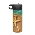 Disketp Starfish And Seashell 1 18oz Sports Insulated Kettle With Straw