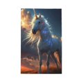 thumbnail image 1 of Disketp Starry Light White Horse Waffle Weave Kitchen Dish Cloth,Super Absorbent Kitchen Dish Towels 16*26 Inches for Dish Rags Washing Dishes, Drying Dishes, 1 of 7