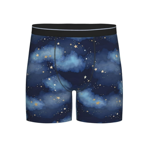 Disketp Starry Sky Men's Boxer Briefs Men’s Underwear Boxer Briefs for Men