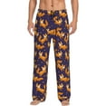 thumbnail image 1 of Disketp Stars and Fox Cute Men's Pajama Pants - Ultra Soft Fleece Sleep and Lounge Pants (Size: S-XXL)-Medium, 1 of 6