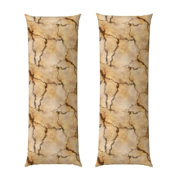 Disketp Stone Print Body Pillow Cover - Super Soft 20x54 Body Pillow Case,Long Side Hidden Zipper