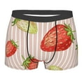 thumbnail image 1 of Disketp Strawberries Men'S Boxer Briefs,Soft And Breathable Cotton Underwear With Comfortflex Waistband, 1 of 8