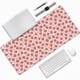 thumbnail image 1 of Disketp Strawberry Flower Gaming Mouse Mat Long Extended Mouse Pad Desk Mat Non-Slip Rubber Mice Pads Stitched Edges(315.5 x 16 x 0.12 Inches), 1 of 1