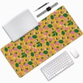 thumbnail image 1 of Disketp Strawberry Gaming Mouse Mat Long Extended Mouse Pad Desk Mat Non-Slip Rubber Mice Pads Stitched Edges(315.5 x 16 x 0.12 Inches), 1 of 8
