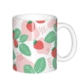 thumbnail image 1 of Disketp Strawberry Large Coffee Mug with Handle Tea Cup Novelty Coffee Cup for Men Women Office Work, 1 of 6