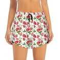 thumbnail image 1 of Disketp Strawberry1 Print Women's Shorts Workout Shorts for Athletic Gym Running Shorts with Phone Pockets Medium, 1 of 8