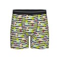 thumbnail image 1 of Disketp Striped With Palm Tree Branches Men's Boxer Briefs Men’s Underwear Boxer Briefs for Men, 1 of 7