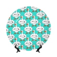 thumbnail image 1 of Disketp Strong Goose Ceramic Plate Dinner Plates Bone China Decorative Plates Art Ceramic Ornaments for Wall Hanging Decoration -10in, 1 of 6