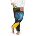 thumbnail image 1 of Disketp Stylish Yellow Dog for Teenagers' Pajama Pants ,Lounge Pants Teen joggers Ideal for Home, School, or Sports-Medium, 1 of 6