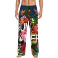 thumbnail image 1 of Disketp Summer Birds And Flowers Men'S Pajama Pants - Ultra Soft Fleece Sleep And Lounge Pants (Size: S-Xxl), 1 of 9