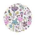 thumbnail image 1 of Disketp Summer With Flamingo Funny Coasters,6 Pcs Leather Coasters With Holder, Perfect Housewarming Hostess Gifts,Protect Furniture From Water Marks Scratch And Damage, 1 of 9
