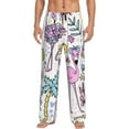 thumbnail image 1 of Disketp Summer With Flamingo Men'S Pajama Pants - Ultra Soft Fleece Sleep And Lounge Pants (Size: S-Xxl), 1 of 9
