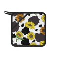 thumbnail image 1 of Disketp Sunflowers Country Pot Holders Kitchen Insulation Mats Heat Resistant Pot-Holder Oven Anti-Scald Pads for Cooking Baking, 7.1*7.1inch, 1 of 8