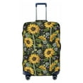 thumbnail image 1 of Disketp Sunflowers Elastic Travel Luggage Cover Travel Suitcase Protective Cover For Trunk Case Apply To 18''-32'' Suitcase Cover-Medium, 1 of 7