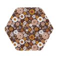 thumbnail image 1 of Disketp Sunflowers Funny Coasters,6 Pcs Leather Coasters with Holder, Perfect Housewarming Hostess Gifts,Protect Furniture from Water Marks Scratch and Damage, 1 of 5